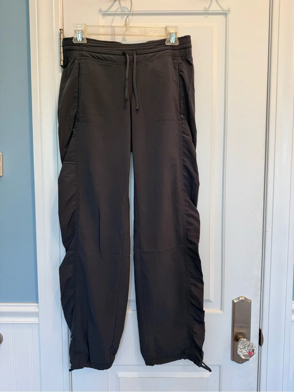 Athleta La Viva Gray Drawstring Jogger Pants